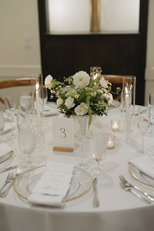 Compote Centerpiece (Round Arrangement)
