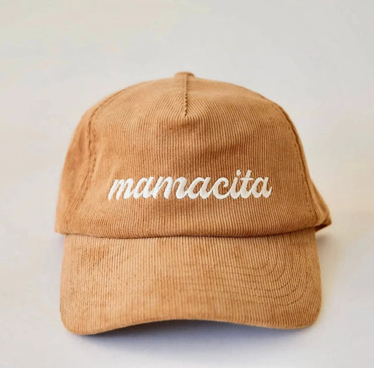 Mamacita corduroy hat Made for you flower shop